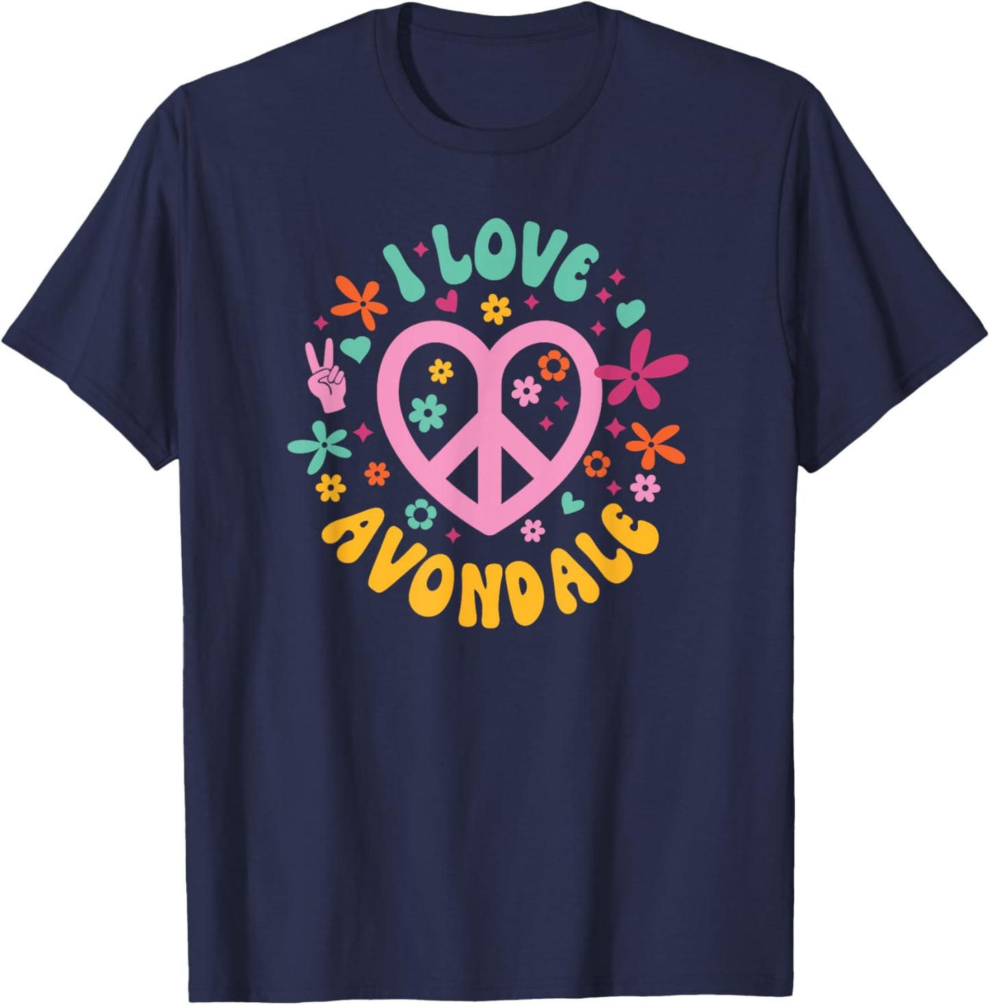 I Love Avondale T-Shirt - T-Shirt | Navy