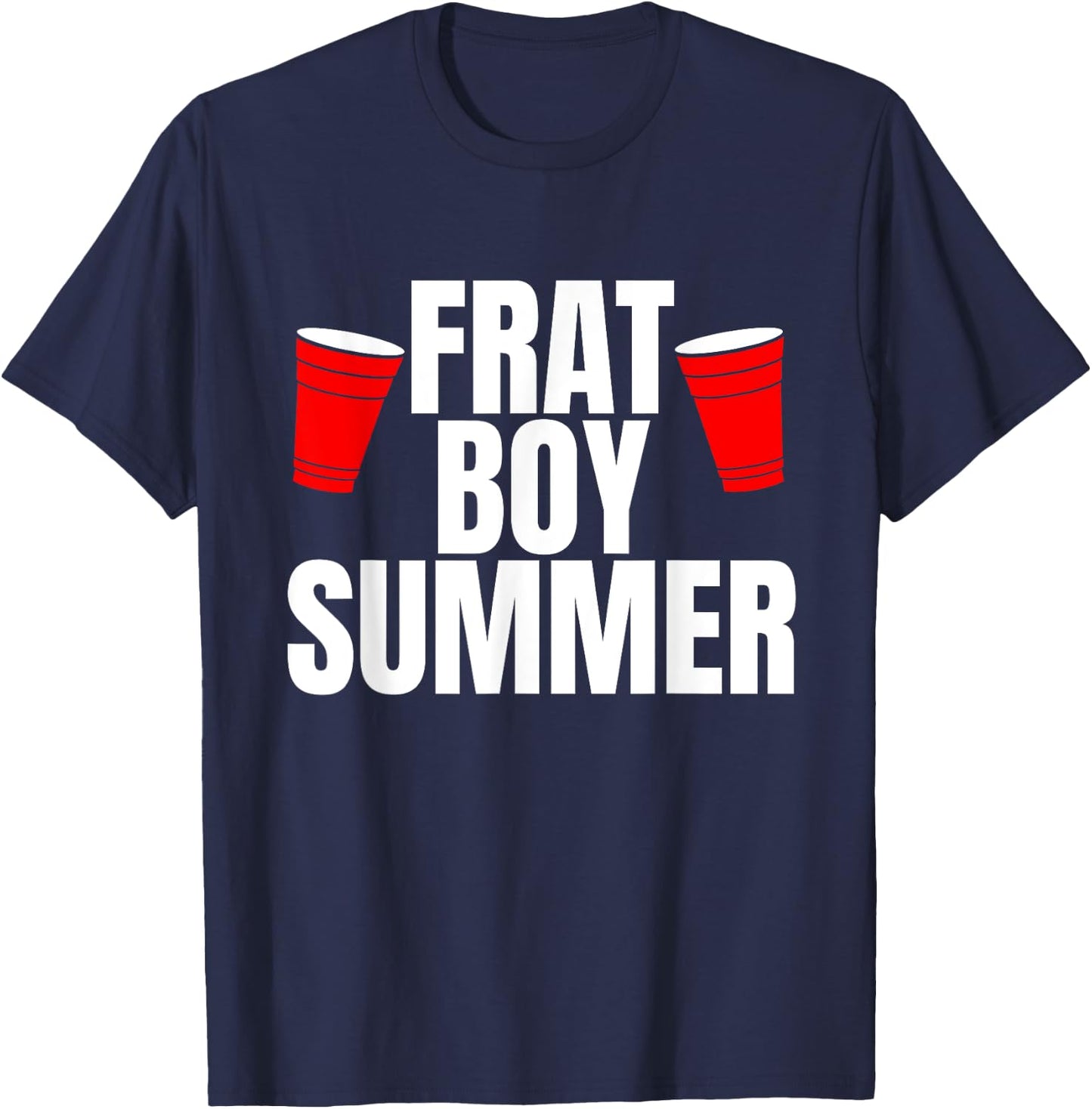 Frat Boy Summer Beer Pong T-Shirt - T-Shirt | Navy