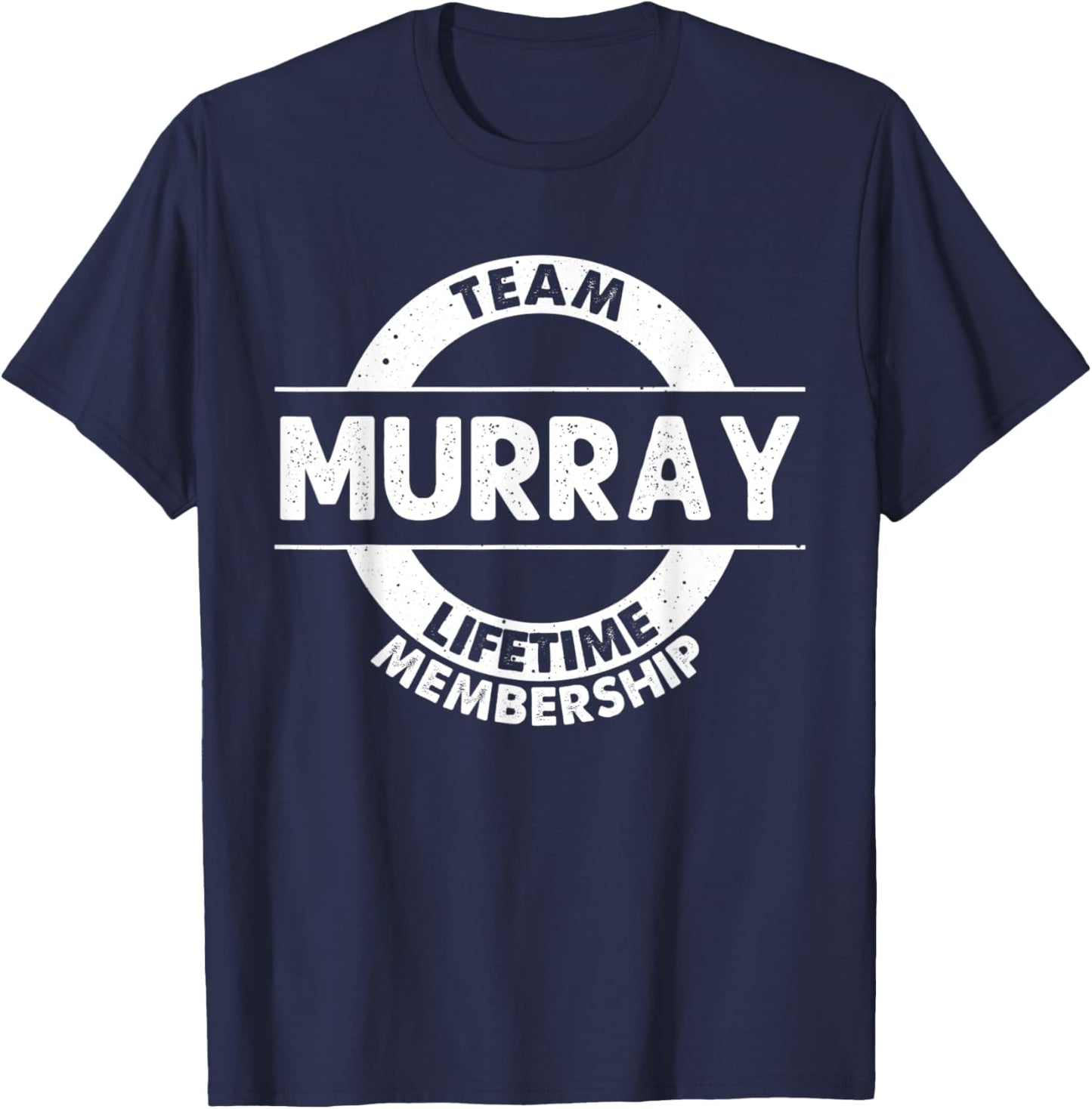 MURRAY Gift Funny Surname Family Tree Birthday Reunion Idea T-Shirt - T-Shirt | Navy