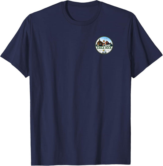 Camp Eagle Rock Left Chest Emblem T-Shirt - T-Shirt | Navy