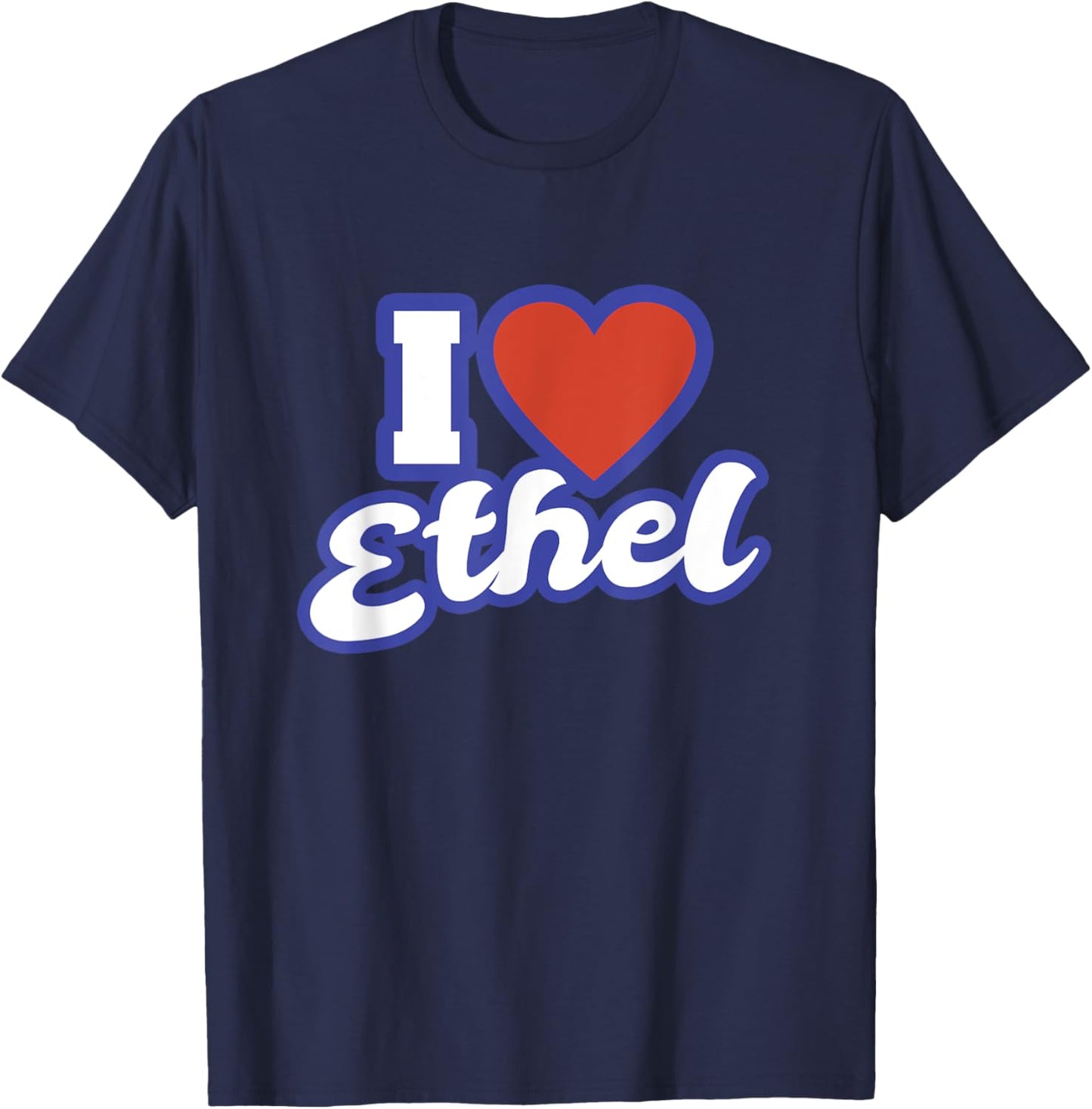 I Love Ethel T-Shirt - T-Shirt | Navy