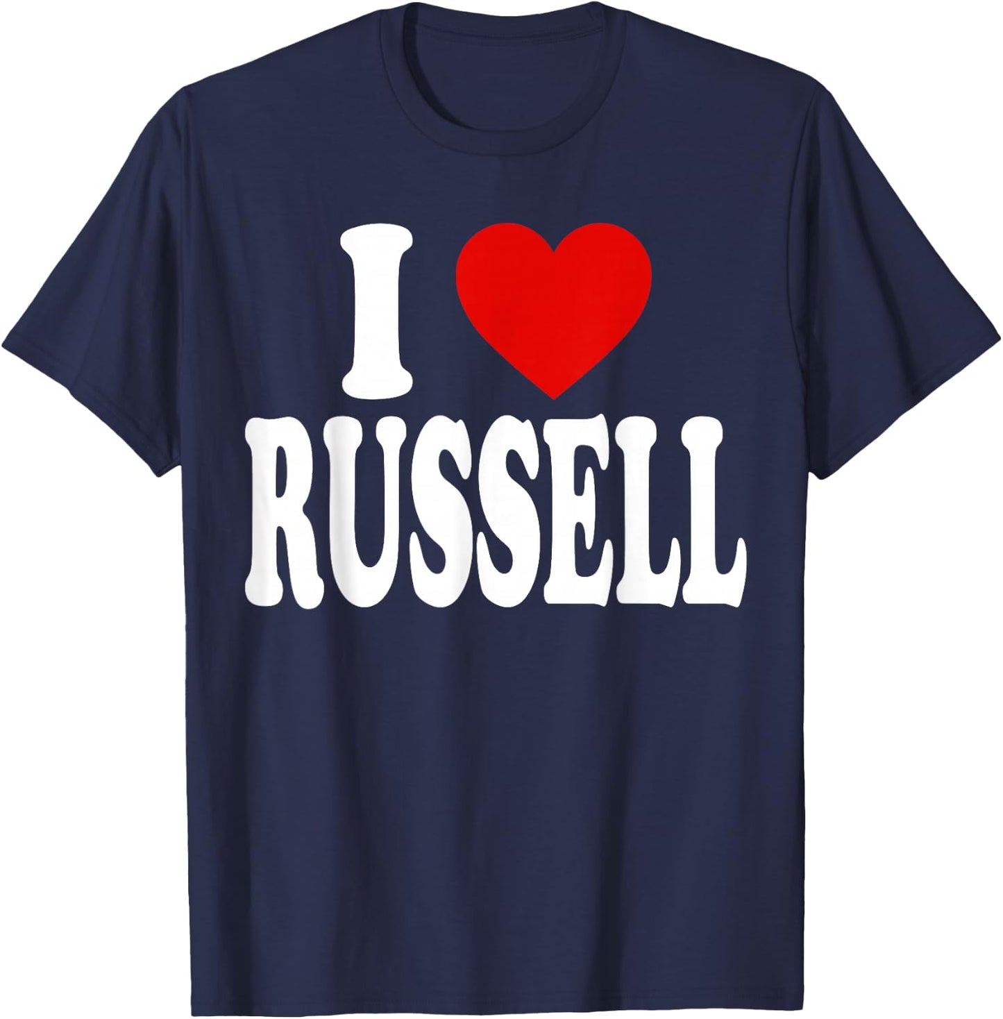I Heart Love Russell T-Shirt - T-Shirt | Navy