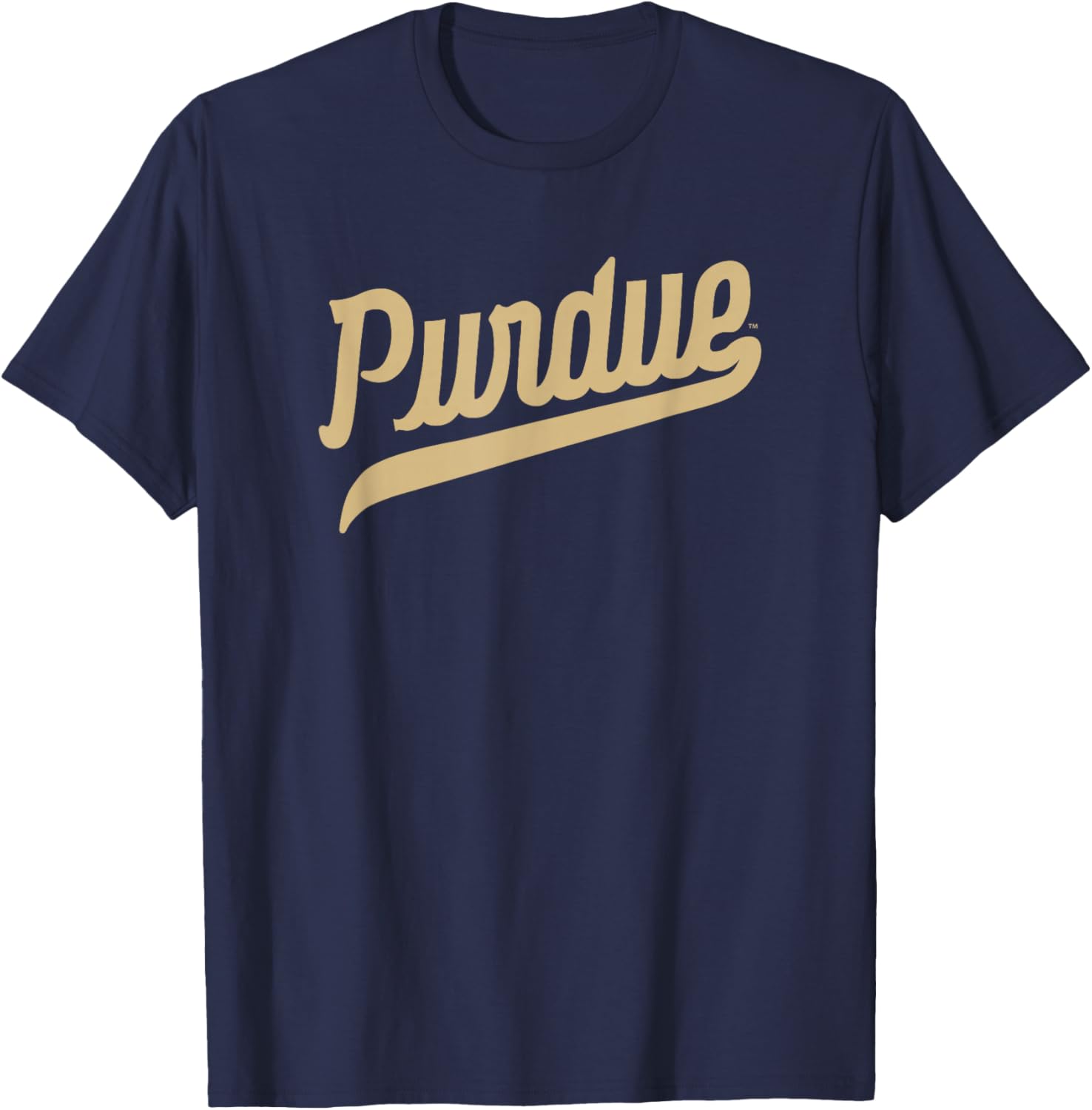 Purdue University Boilermakers Script T-Shirt - T-Shirt | Navy
