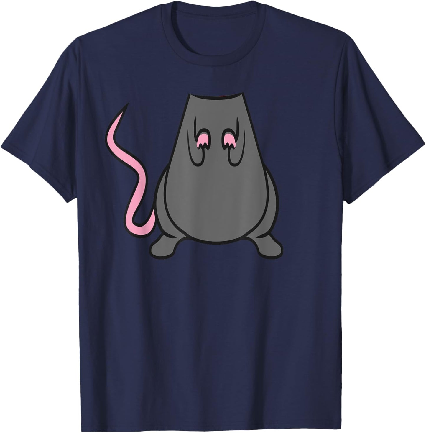 Rat Halloween Costume - Fun Pretend Rat Outfit T-Shirt - T-Shirt | Navy