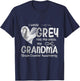 I Wear Gray For My Hero Grandma Brain Cancer Awareness T-Shirt - T-Shirt | Navy