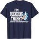 Hydration Specialist Team Manager Football Hydrated Waterboy T-Shirt - T-Shirt | Navy