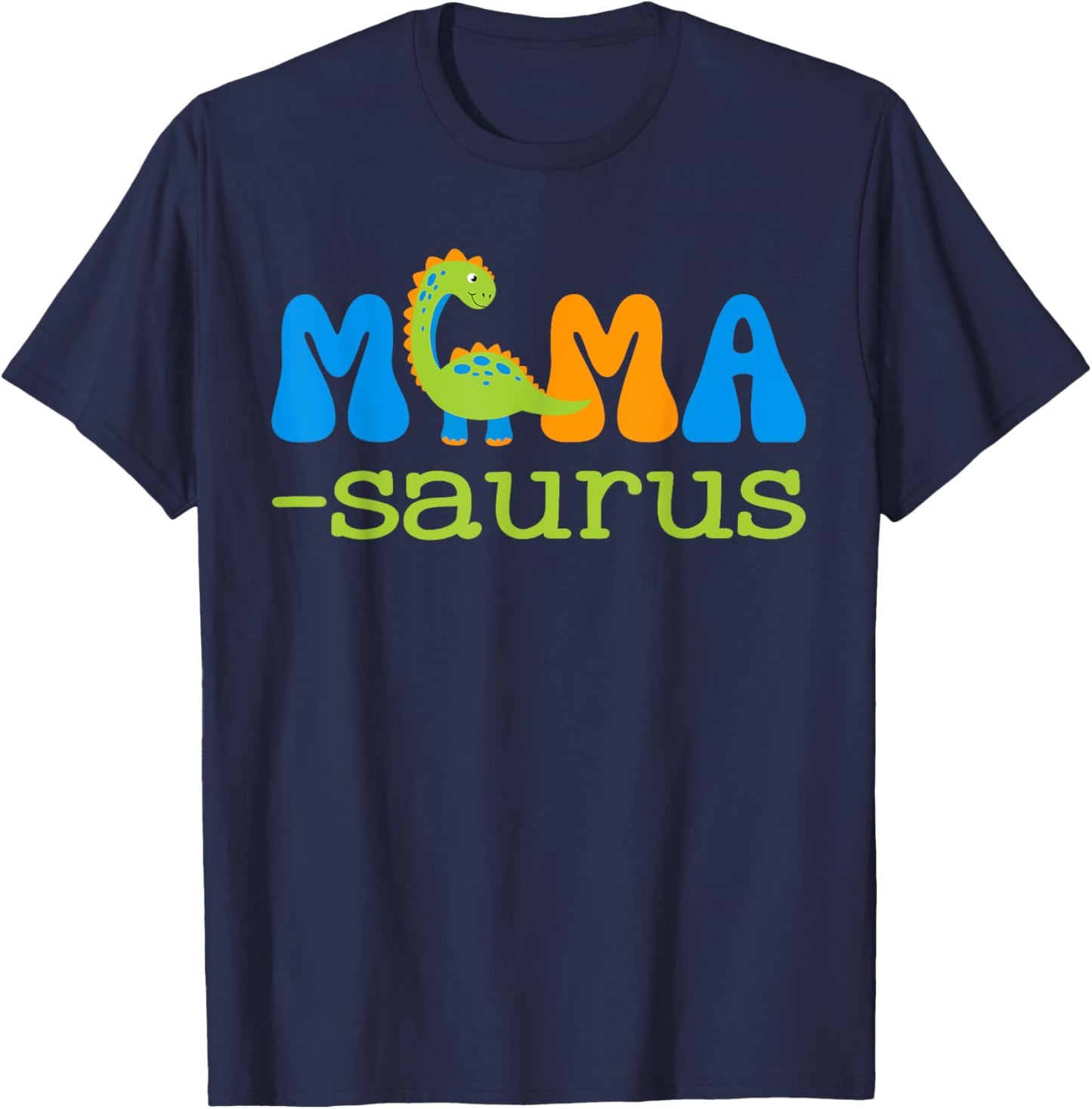 Mamysaurus T Rex Dinosaur Mamy Saurus Family Matching T-Shirt - T-Shirt | Navy