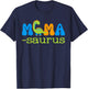 Mamysaurus T Rex Dinosaur Mamy Saurus Family Matching T-Shirt - T-Shirt | Navy