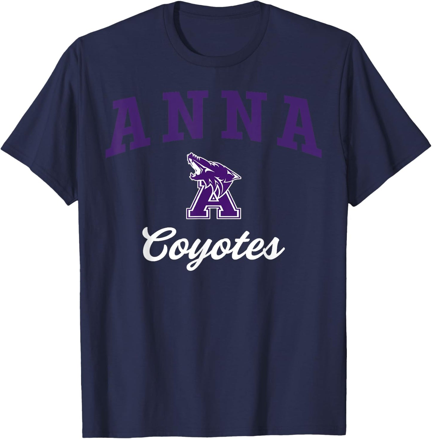 Anna High School Coyotes C3 T-Shirt - T-Shirt | Navy