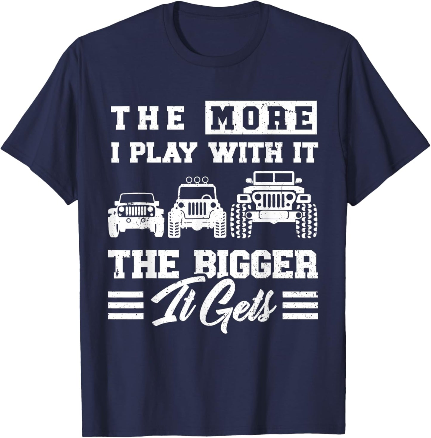 Funny Offroading Puns Off-Road Vehicle Car Collector T-Shirt - T-Shirt | Navy