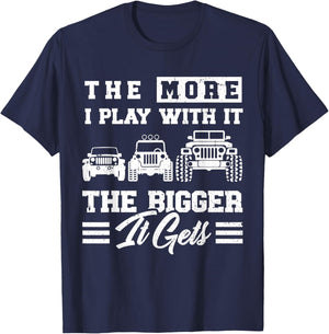 Funny Offroading Puns Off-Road Vehicle Car Collector T-Shirt - T-Shirt | Navy