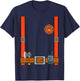 Fun Fireman Halloween - Firefighter Cosplay Costume Dressup T-Shirt - T-Shirt | Navy