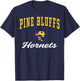 Pine Bluffs High School Hornets C3 T-Shirt - T-Shirt | Navy