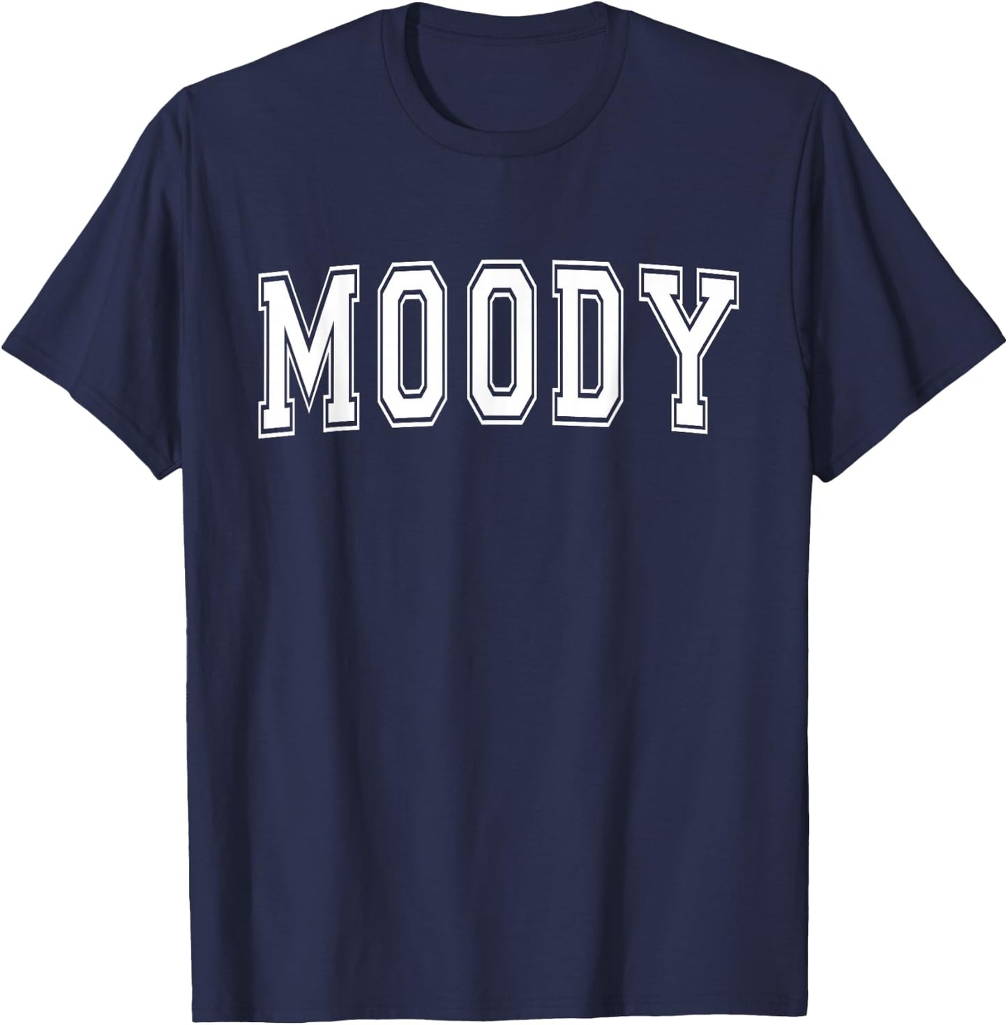MOODY AL ALABAMA USA Vintage Sports Varsity Style T-Shirt - T-Shirt | Navy
