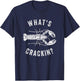 What's Crackin? Sarcastic Funny Lobster T-Shirt - T-Shirt | Navy
