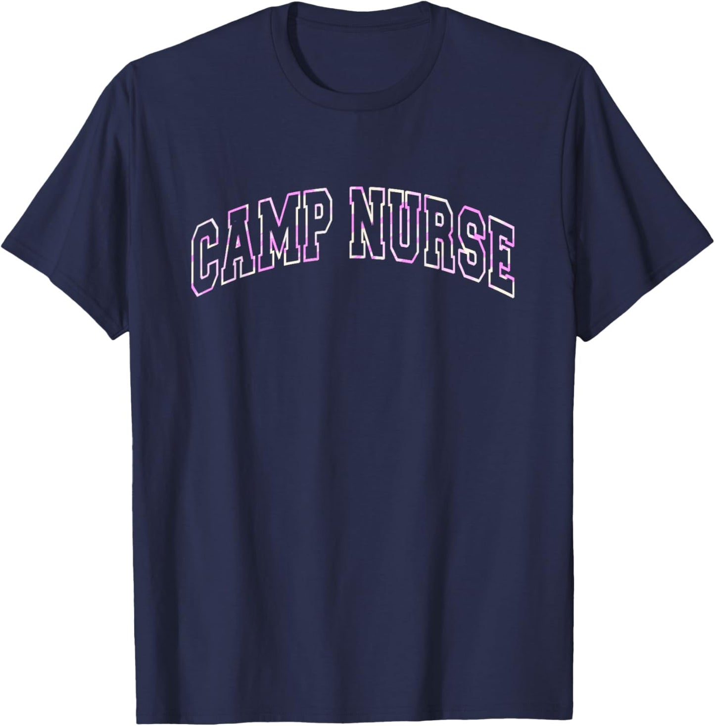 Off Duty CAMP NURSE Summer Camping Nursing School Graduation Men Women Kids T-Shirt - T-Shirt | Navy