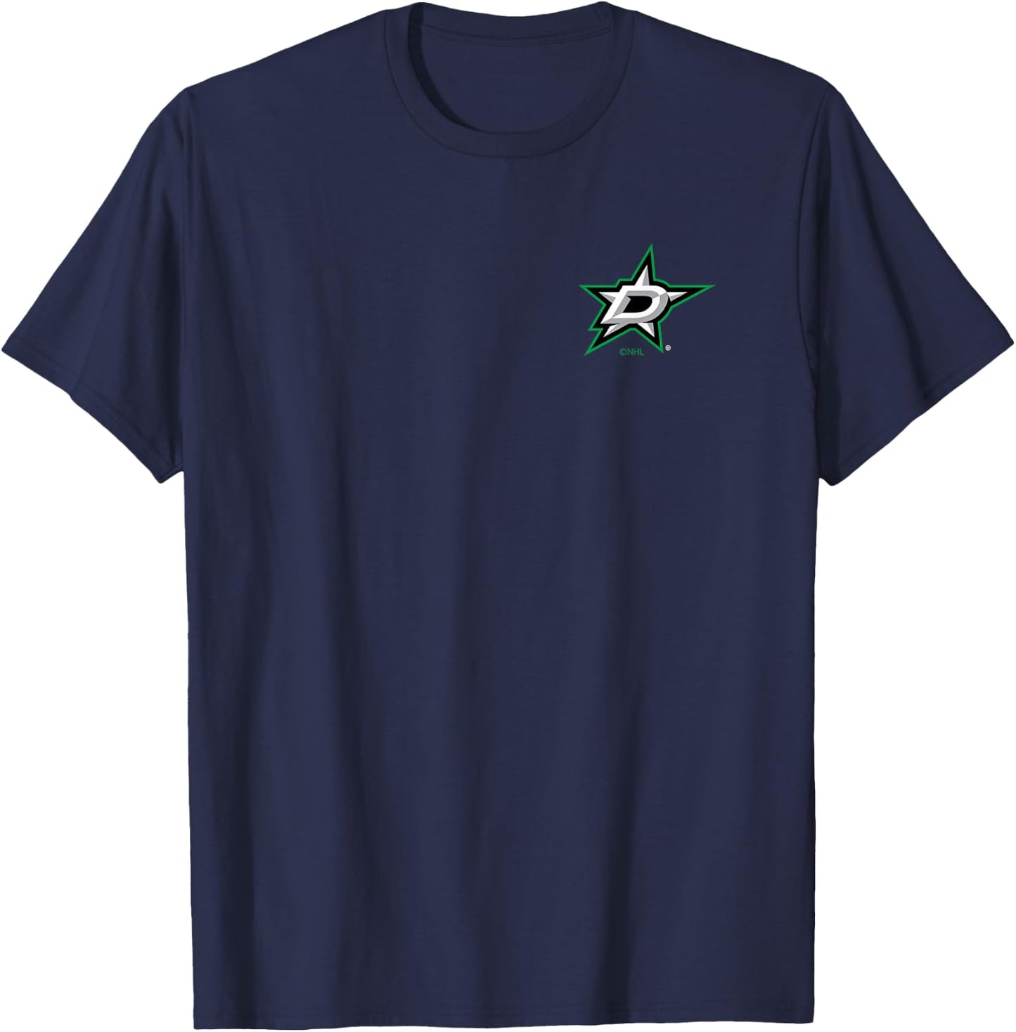 Dallas Stars Support Black Officially Licensed T-Shirt - T-Shirt | Navy