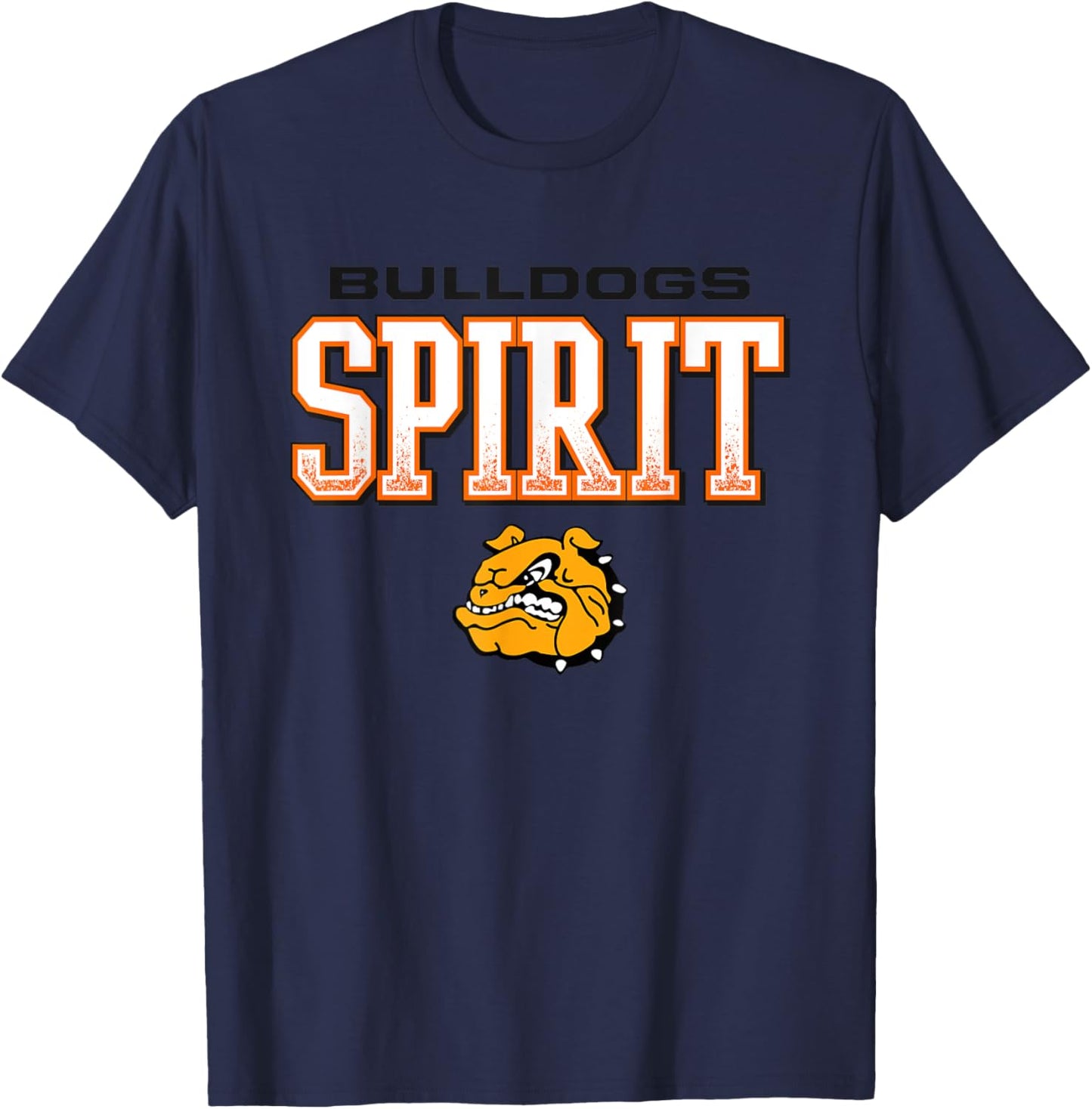 Brighton Bulldogs Logo Spirit HS T-Shirt - T-Shirt | Navy