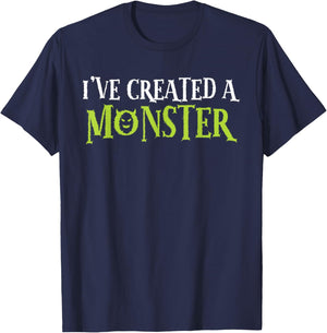 I've Created A Monster Matching Mom And Kids Set T-Shirt - T-Shirt | Navy