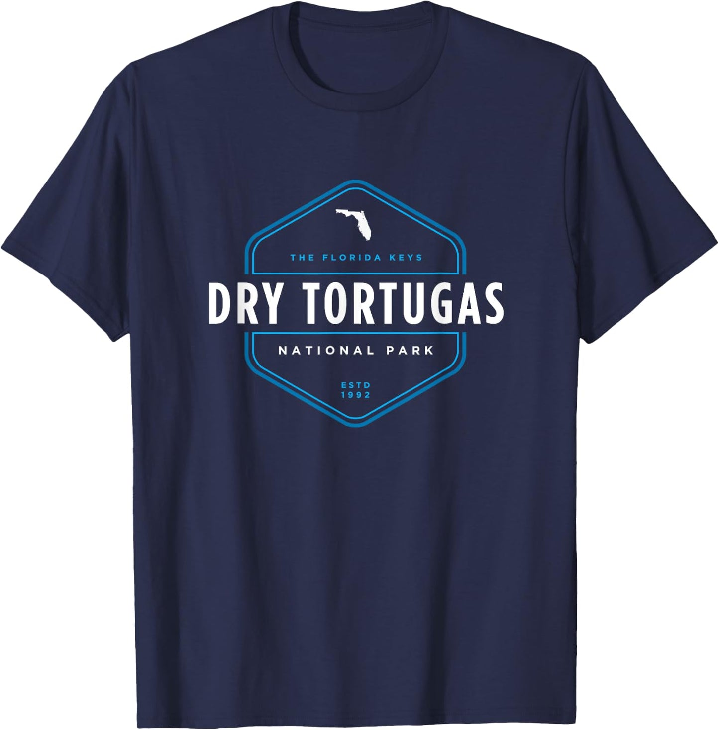 Dry Tortugas National Park Florida Graphic T-Shirt - T-Shirt | Navy