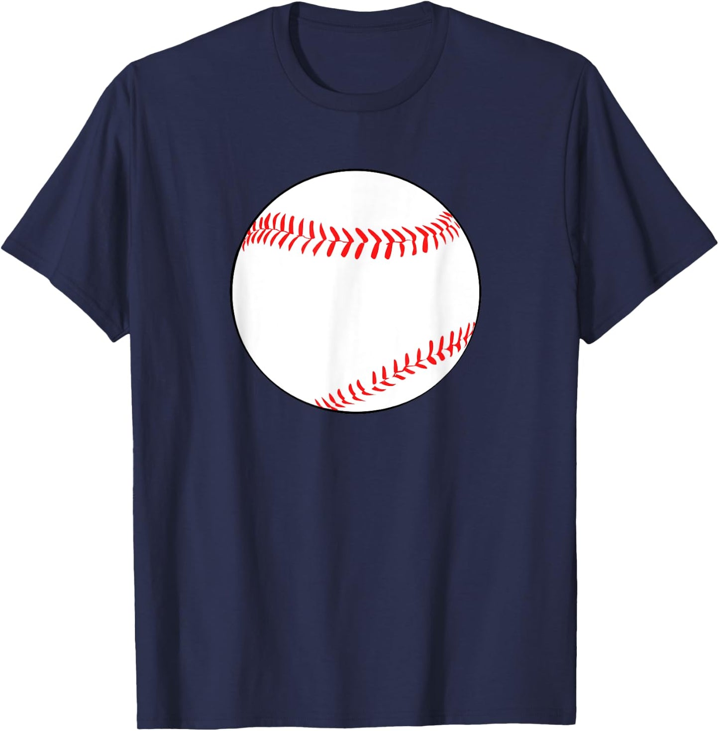 Shirt With Baseball On it T-Shirt - T-Shirt | Navy