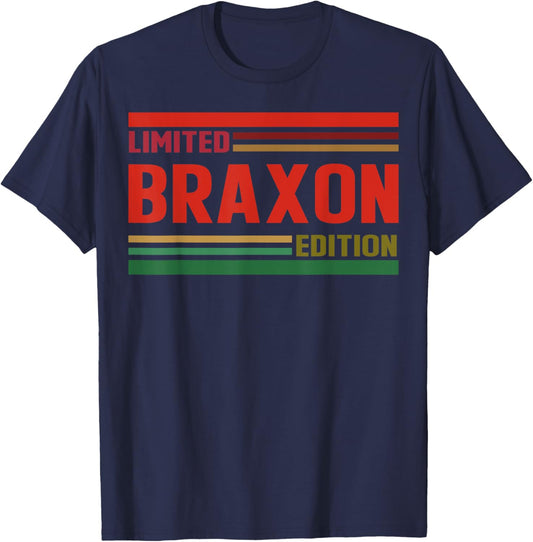 BRAXON Limited Edition Shirt BRAXON Name Personalized T-Shirt - T-Shirt | Navy