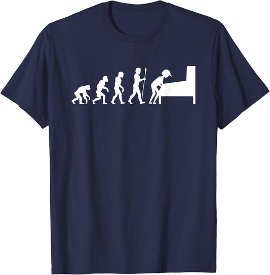 Pinball Evolution Funny Arcade Game Machine Lover Gift T-Shirt - T-Shirt | Navy