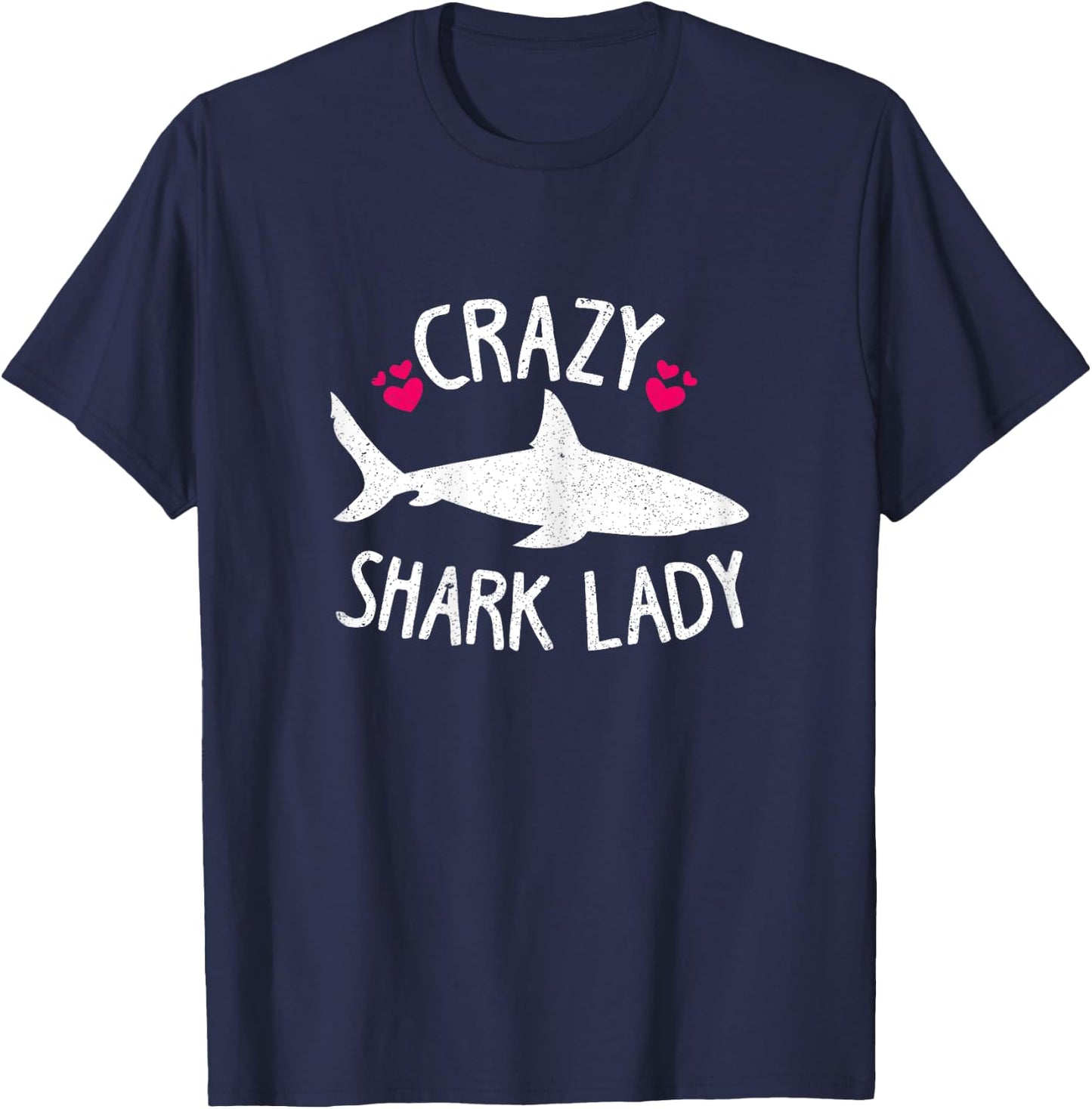 Shark Lady Week Of The Shark Wife Gift T-Shirt - T-Shirt | Navy