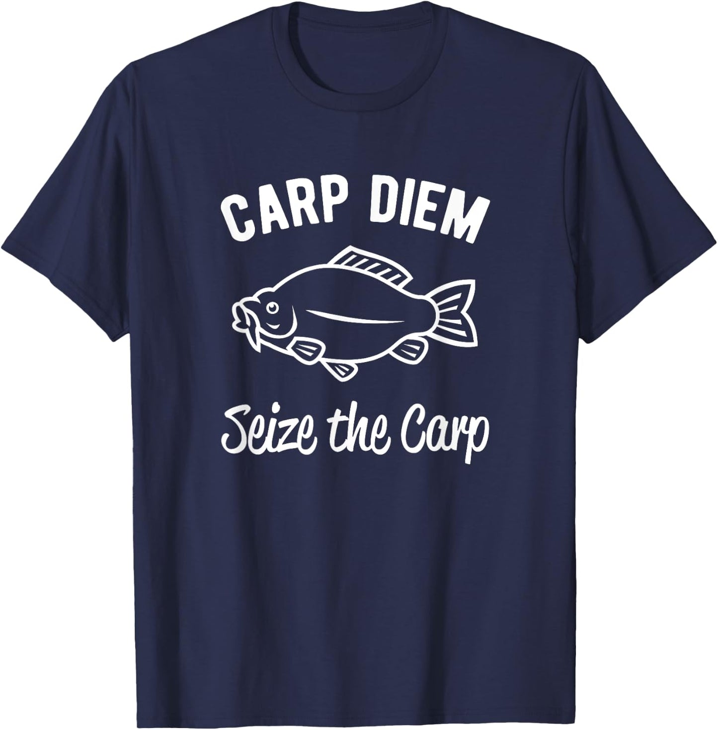 Carp Diem seize the carp T-Shirt - T-Shirt | Navy