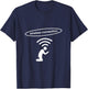 Prayer Wifi Shirt Wireless Connection God Allah T-Shirt - T-Shirt | Navy