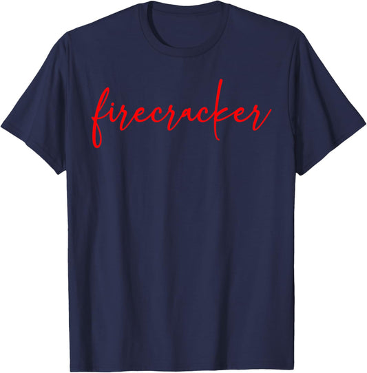 Firecracker 4th of July Women T-Shirt - T-Shirt | Navy