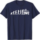 CNC Operator Evolution CNC Machinist T-Shirt - T-Shirt | Navy