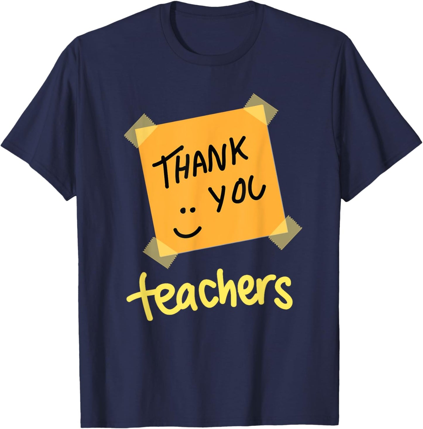 Thank you teacher Appreciation graduation T-Shirt - T-Shirt | Navy