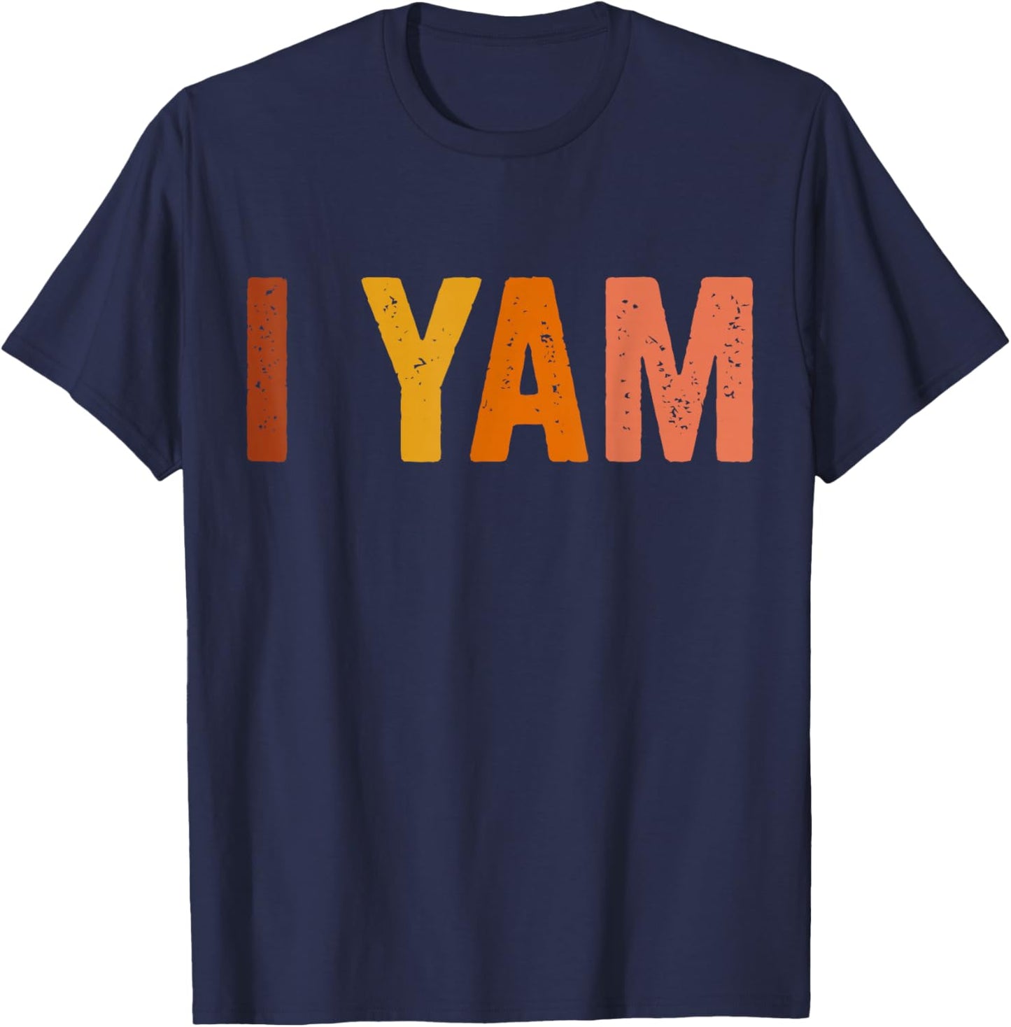 Thanksgiving Matching Couples She's My Sweet Potato I Yam T-Shirt - T-Shirt | Navy
