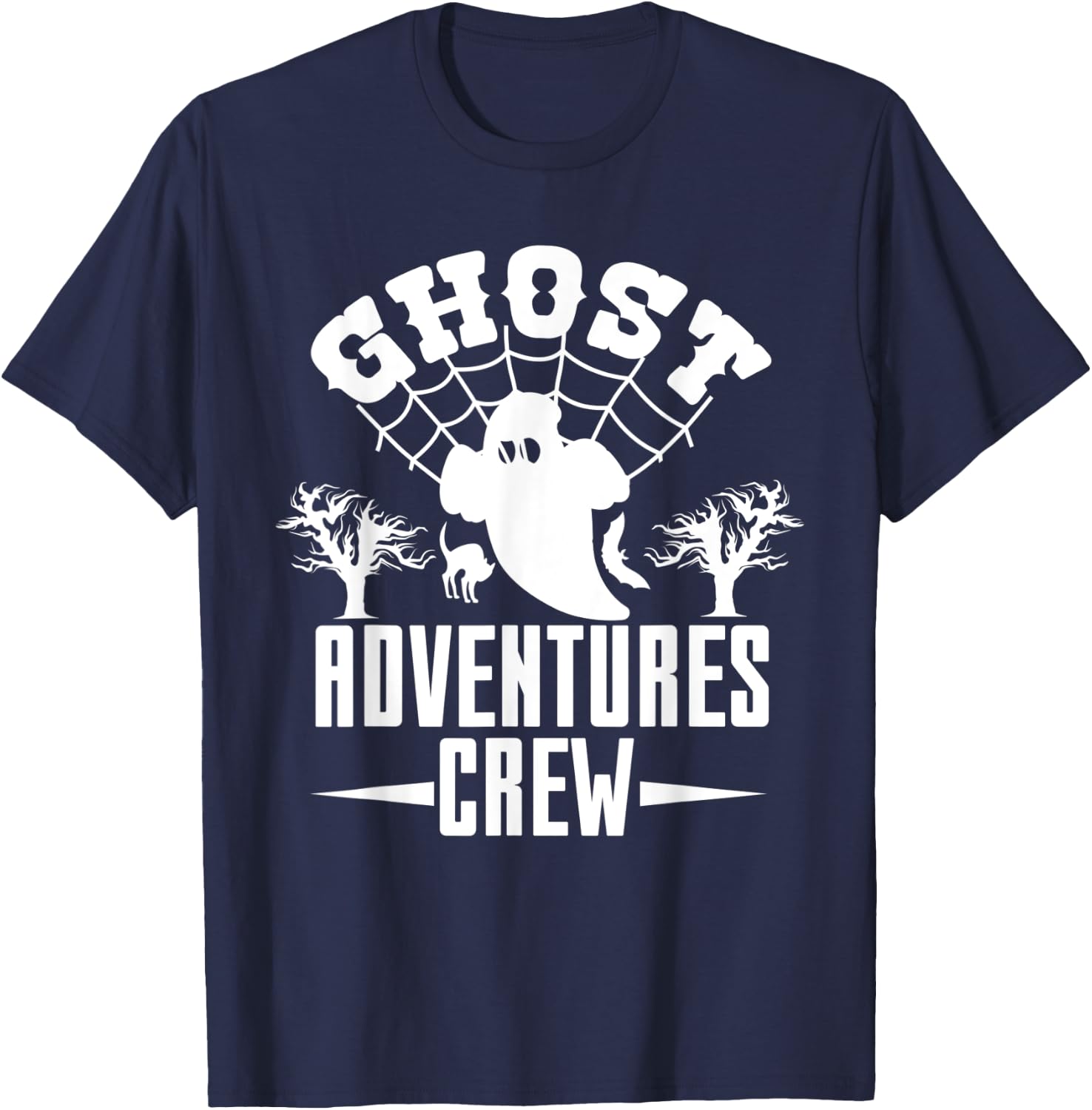 Ghost Adventures Crew Halloween Ghost Lovers T-Shirt - T-Shirt | Navy