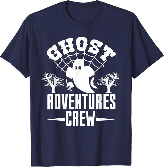 Ghost Adventures Crew Halloween Ghost Lovers T-Shirt - T-Shirt | Navy