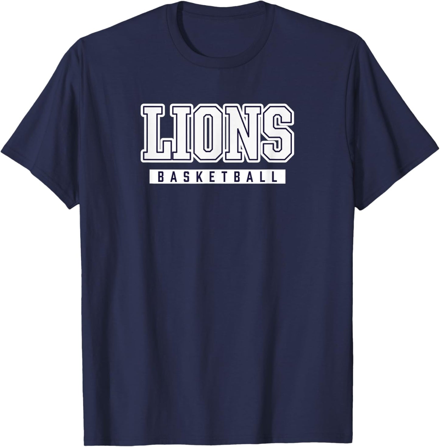 Lions Basketball Howard High School T-Shirt - T-Shirt | Navy