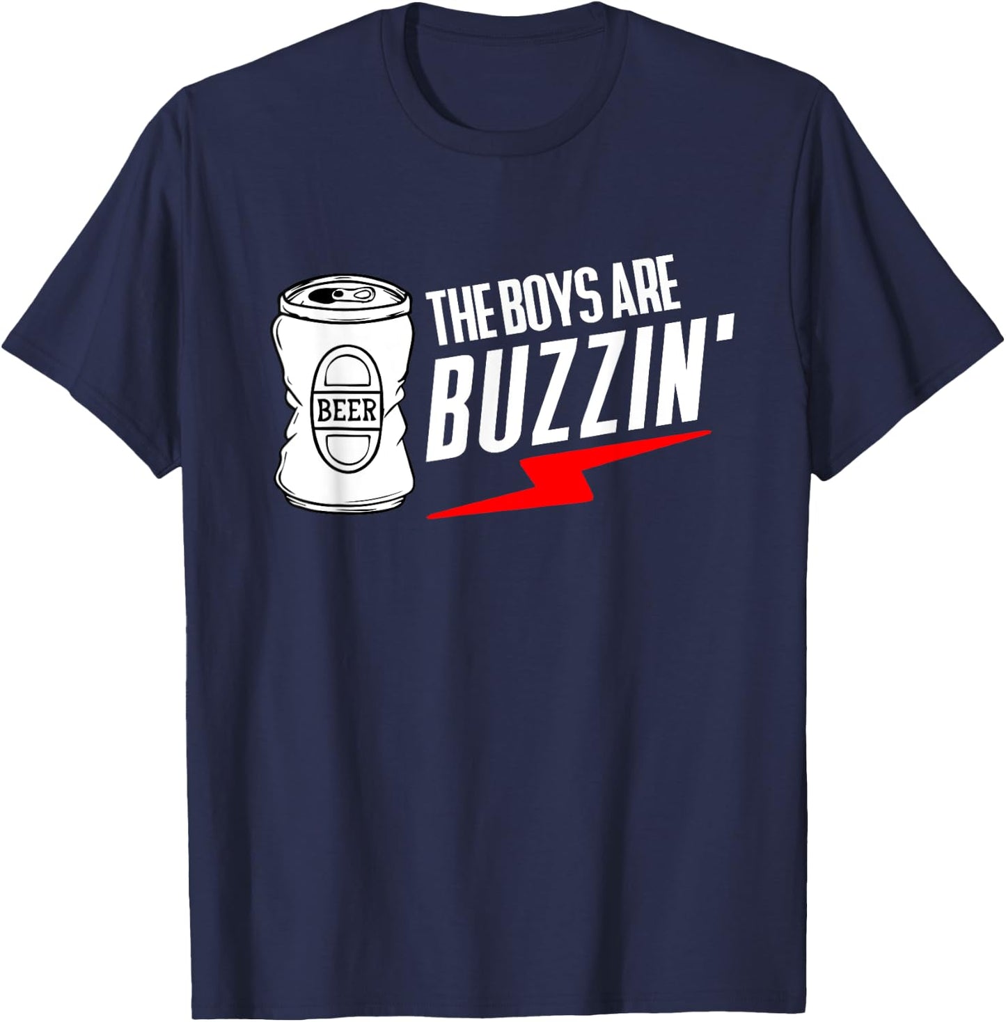 The Boys are Buzzin | Hanging with the Boys T-Shirt - T-Shirt | Navy