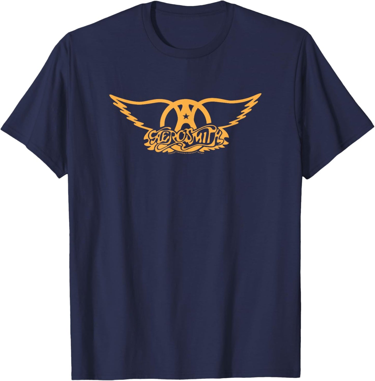 Aerosmith - Original (Yellow Logo) T-Shirt - T-Shirt | Navy
