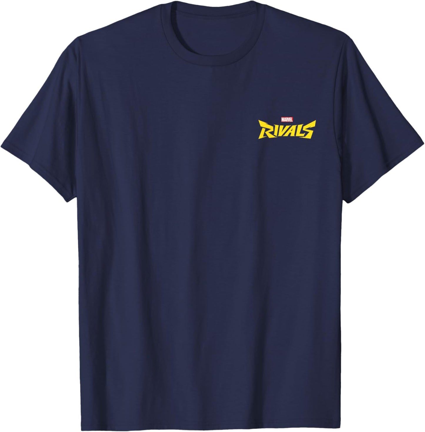 Marvel Rivals Official Video Game Logo Front & Back T-Shirt - T-Shirt | Navy