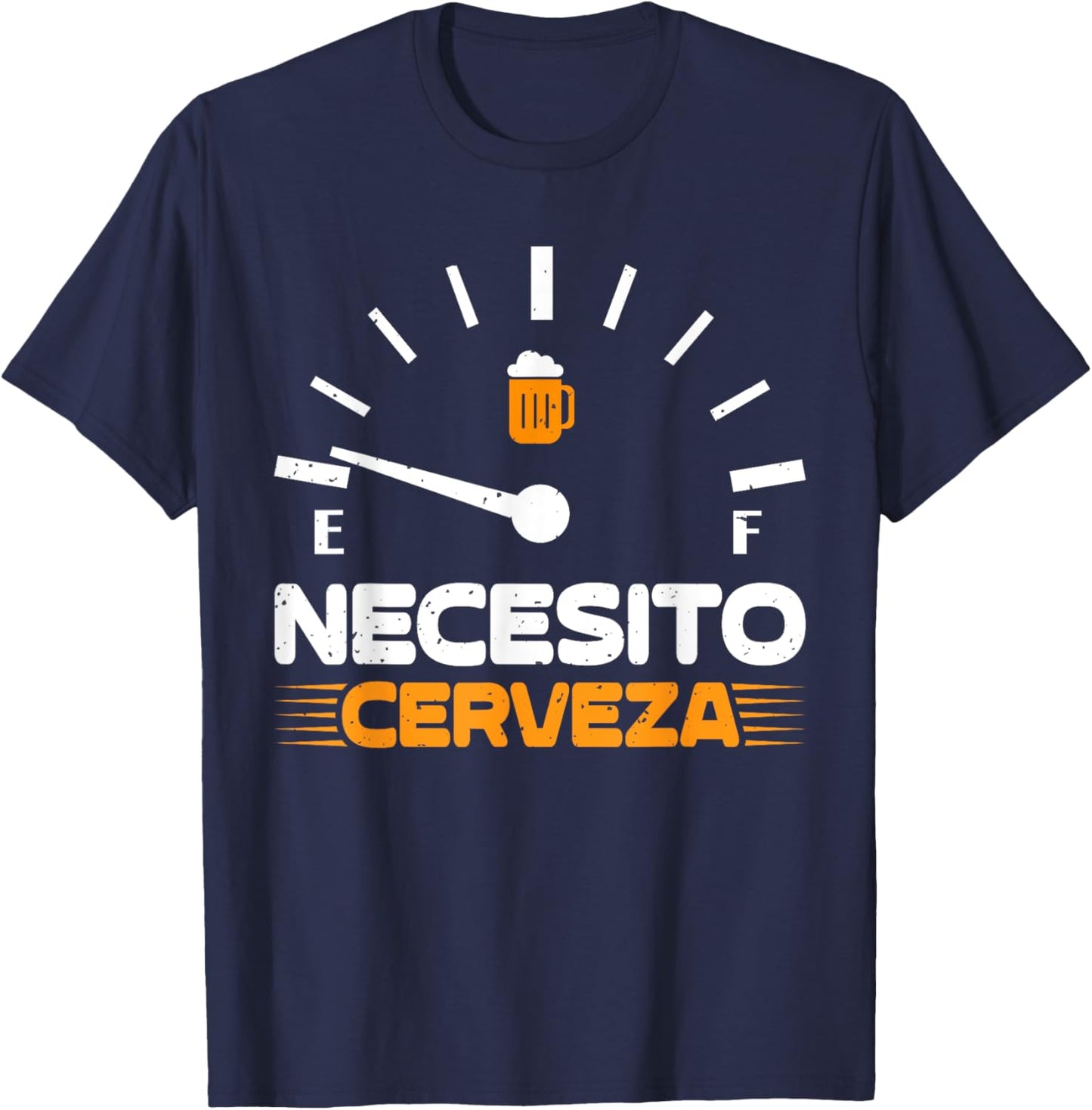 Beer Mexican Party men Necesito Cerveza Cinco De Mayo Beer T-Shirt - T-Shirt | Navy