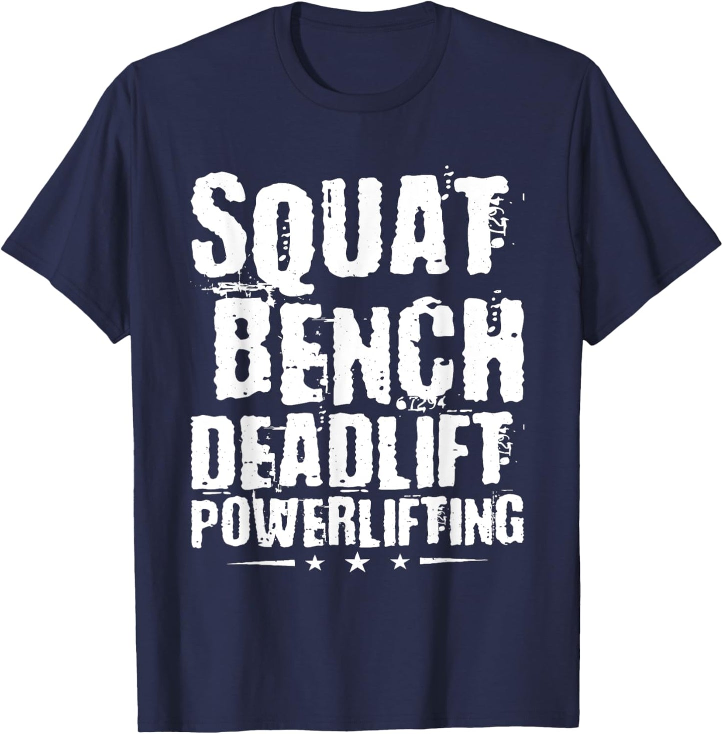 Squat Bench Deadlift Powerlifting, Powerlifter Powerlifting T-Shirt - T-Shirt | Navy