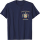 JCombs: Hilton Head, SC, Sea Turtle w/ Seashells (2-Sided) T-Shirt - T-Shirt | Navy