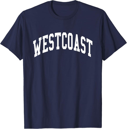 West Coast Westside Los Angeles Cali Hip Hop T-Shirt - T-Shirt | Navy