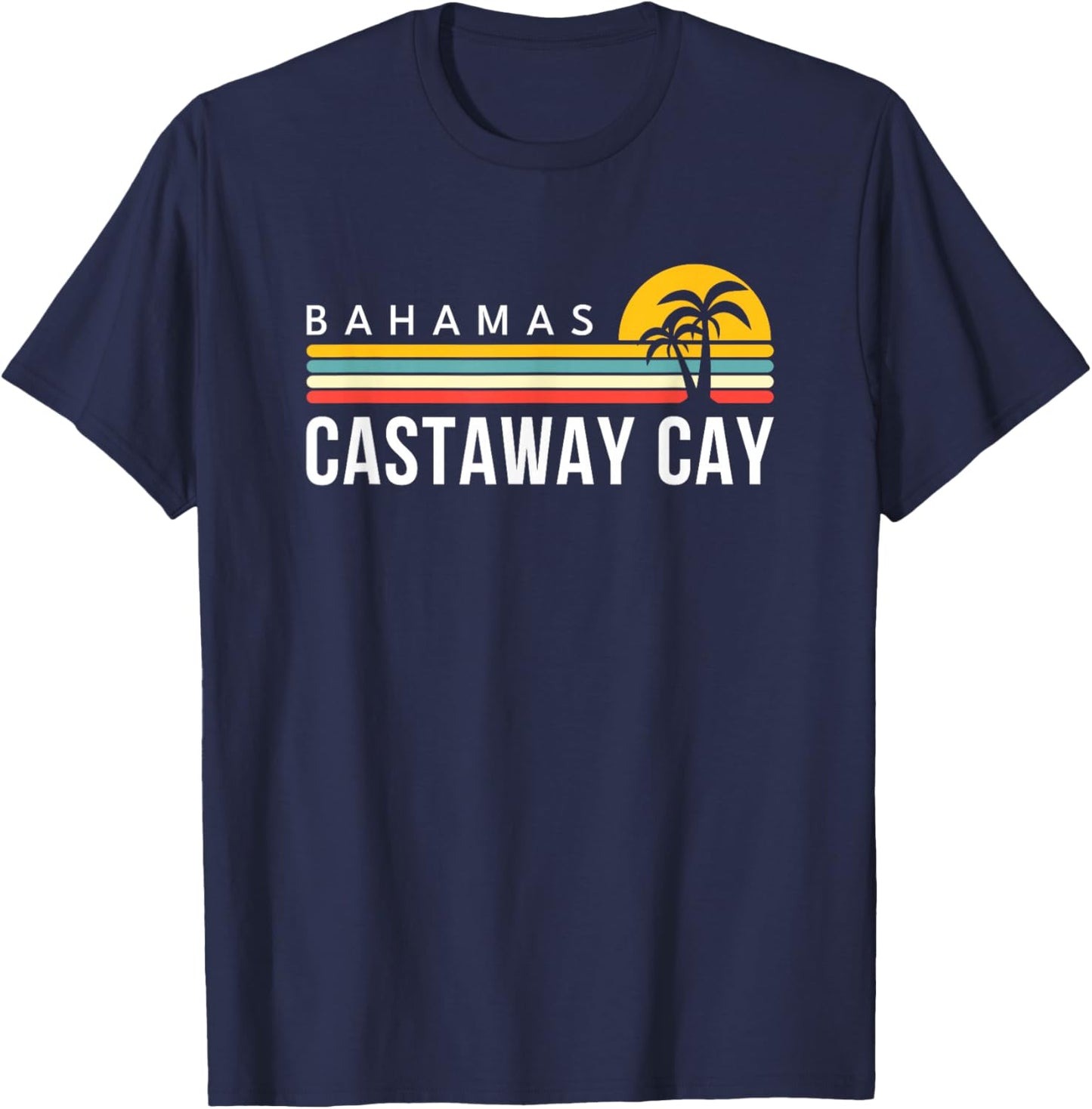 Castaway Cay Bahamas Souvenirs T-Shirt - T-Shirt | Navy