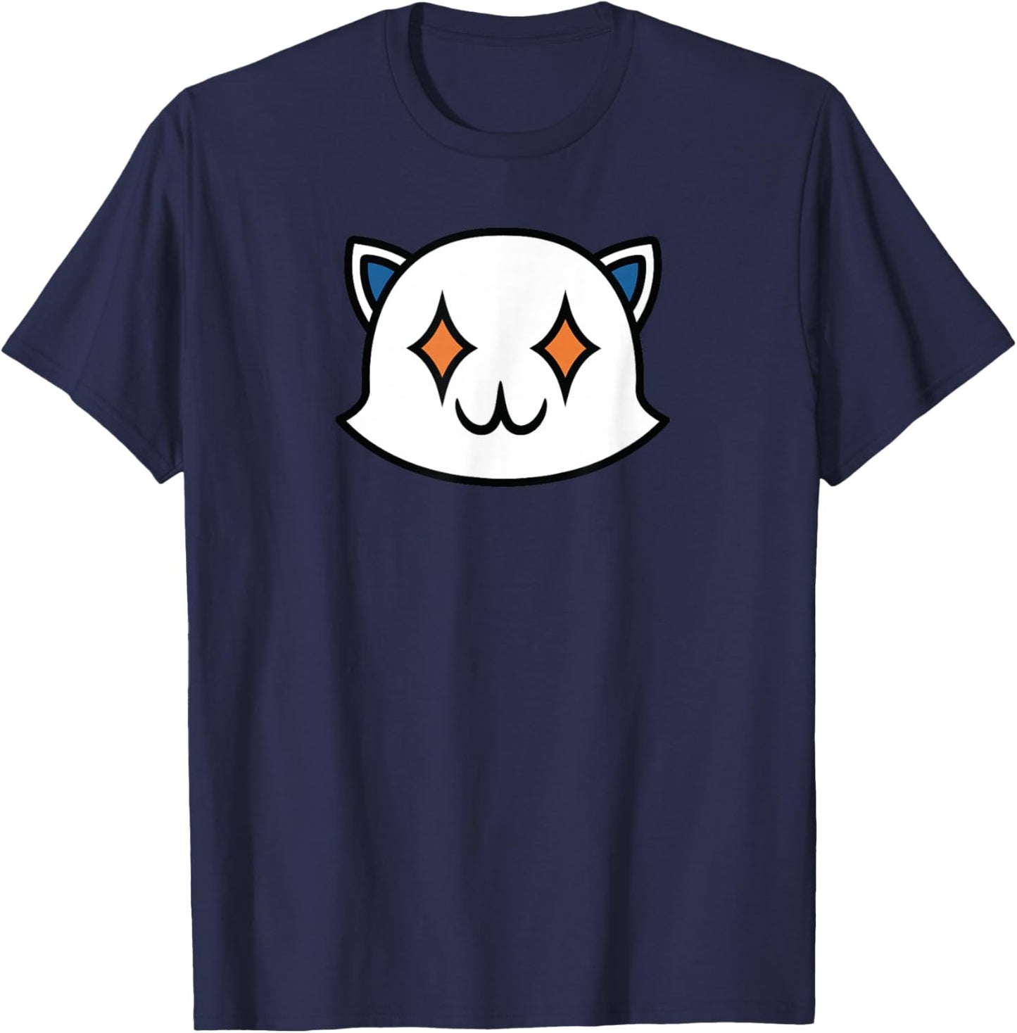 Fortnite Ghost Meowscles Cute Center Icon T-Shirt - T-Shirt | Navy