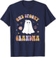 One Spooky Grandma First Birthday Retro Halloween Ghost Boo T-Shirt - T-Shirt | Navy