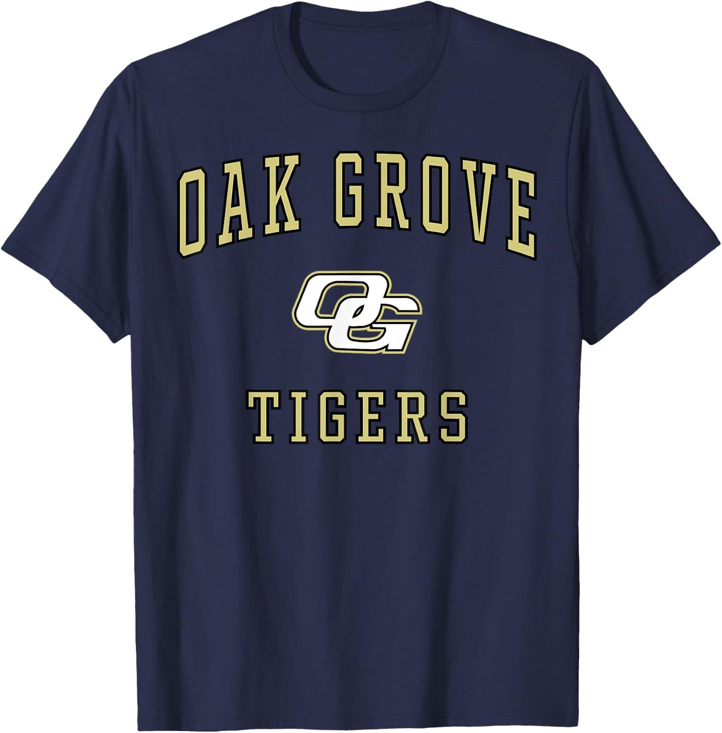 Oak Grove High School Tigers C1 T-Shirt - T-Shirt | Navy