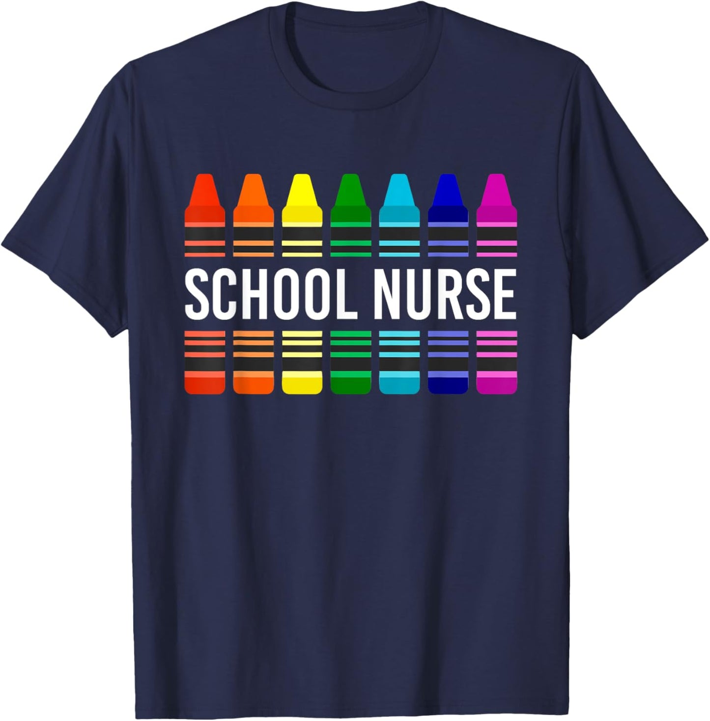 School Nurse Appreciation Nursing Nurse Day & Nurse Week T-Shirt - T-Shirt | Navy