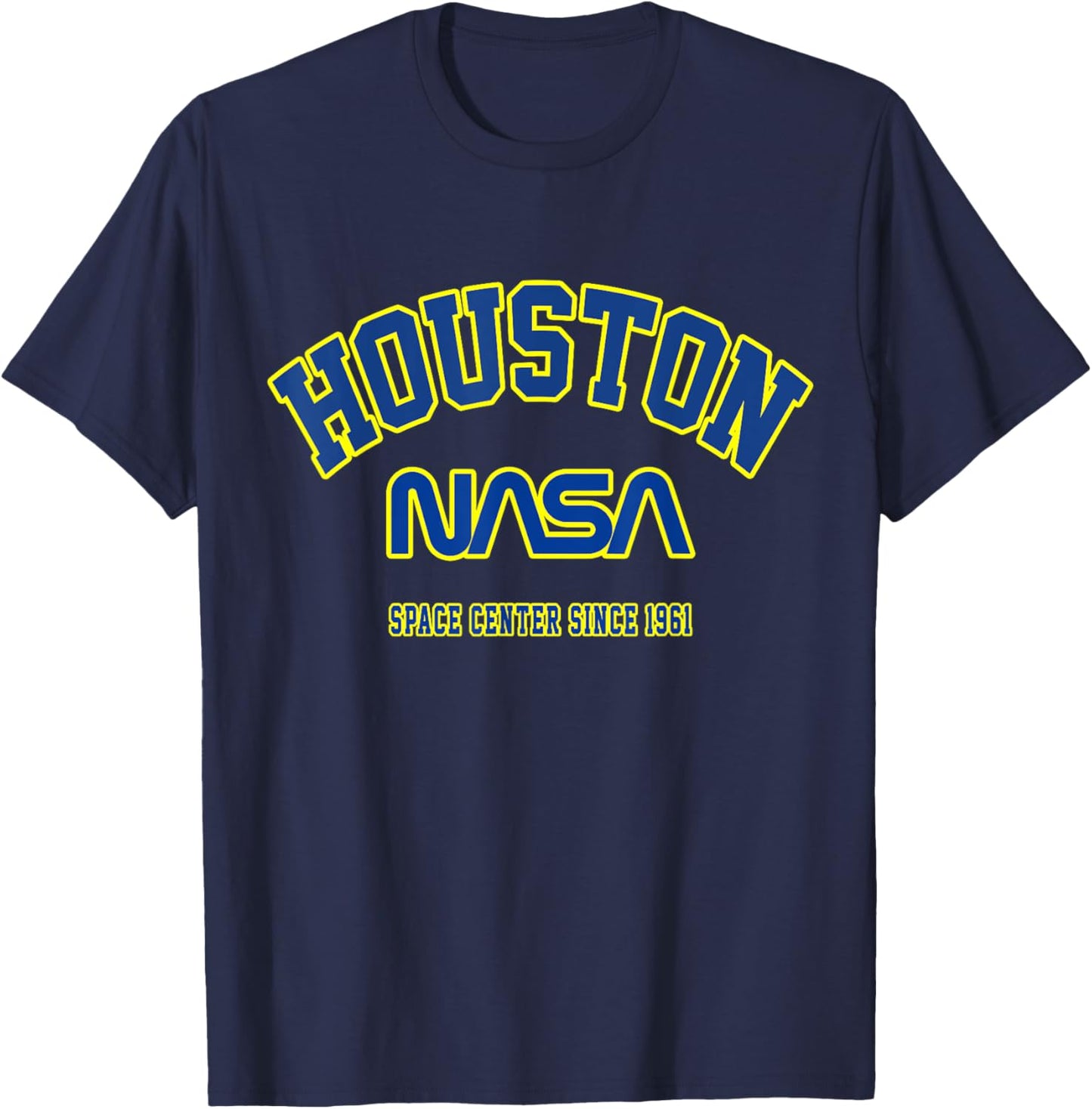 NASA Houston Space Center since 1961 T-Shirt - T-Shirt | Navy